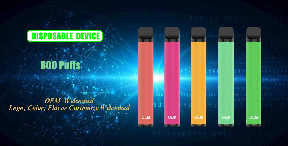 High Quality 550mAh Battery 800 Puffs Luxury Vape Pod Disposable Vape Pen